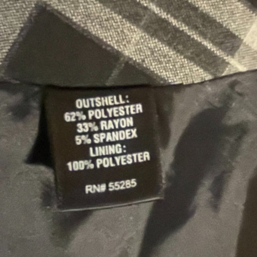 Euc - Express Design Studio Editor Fit, Black Gra… - image 5